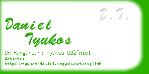 daniel tyukos business card